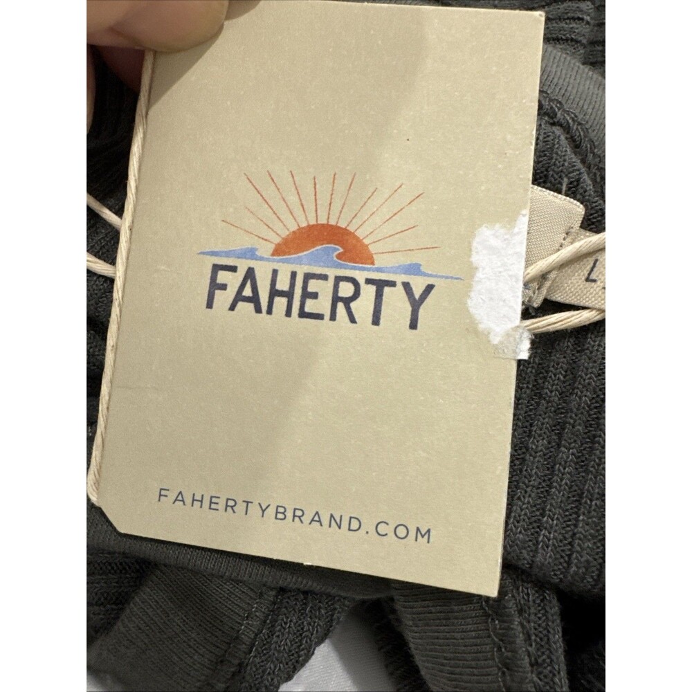 Faherty Brand Womens LARGE FDB Sun Faded Casual Rib TANK Top WKU2201 - Picture 6 of 9